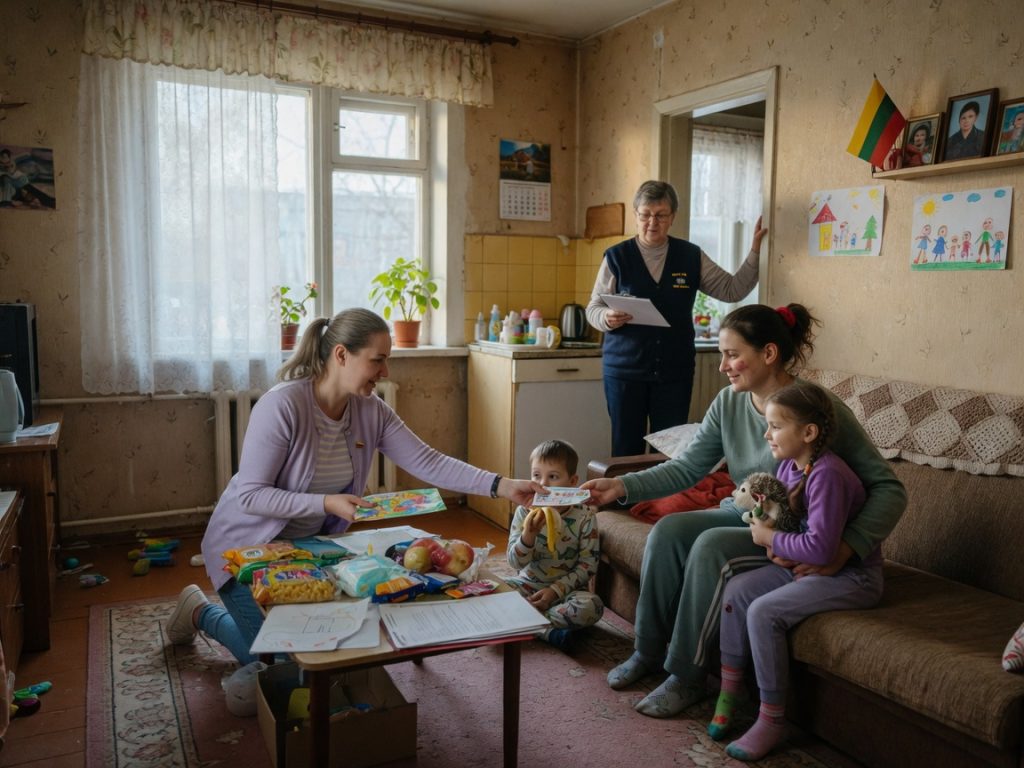 Pagalba socialinės rizikos šeimoms