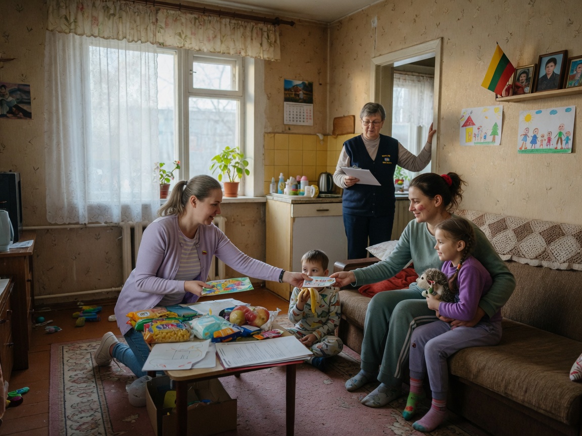 Pagalba socialinės rizikos šeimoms